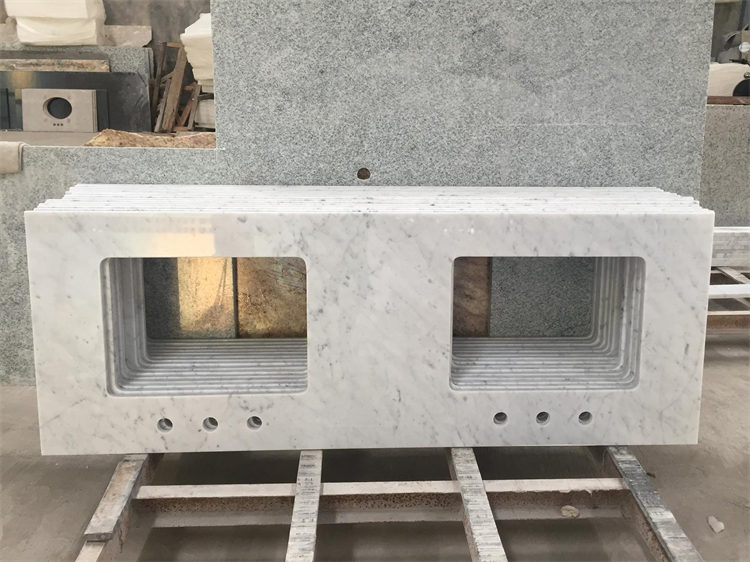 Bianco carrara marble vanity topS Bianco carrara marble vanity topS