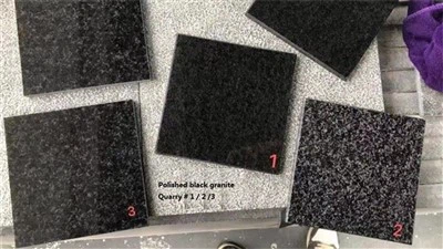Piastrelle per esterni in granito nero