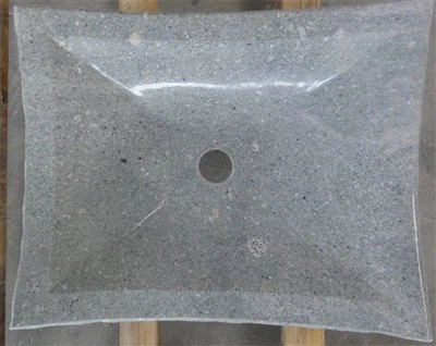 Lavello in granito grigio