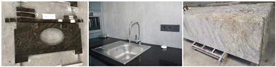 Piani lavabo in pietra per bagno
